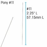 Agujas mostacillas Pony 11 - Imagen 4
