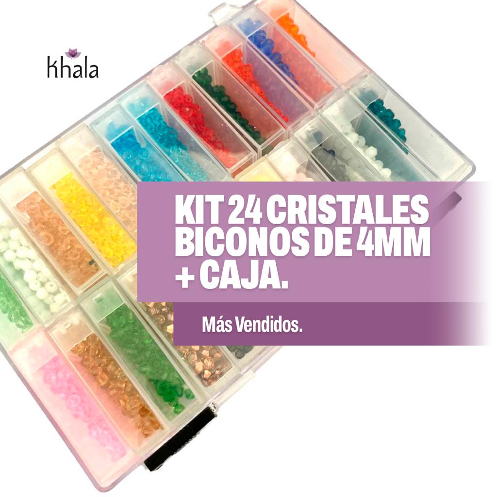 6ae867b3-4d7e-49ce-983c-caa0c6eee7bd.jpg KIT:MALETA 24 + CRISTALES BICONOS DE 4MM MAS VENDIDOS - Imagen 1
