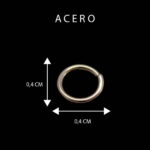 Argolla Cierre 4mm 1grs