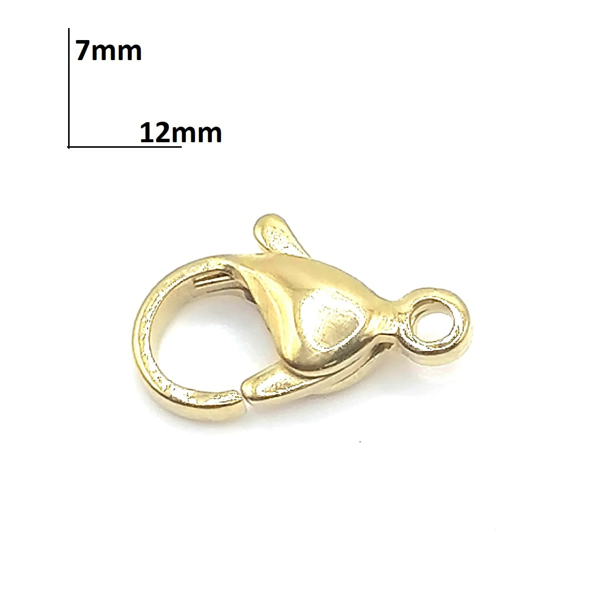 AA14O-12.jpg Broche langosta Acero Dorado - Imagen 1