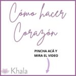 COMO HACER CORAZON