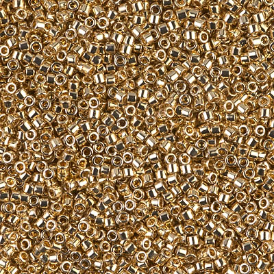 DB0034.jpg Miyuki Delica DB034 DORADA, BAÑADA EN ORO 24k - Imagen 1