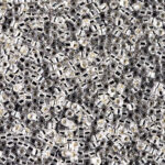 Miyuki Delica DB041  Blanco, Gris Brillante