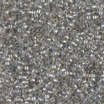 Miyuki Delica DB114  Gris, Plateado Brillante