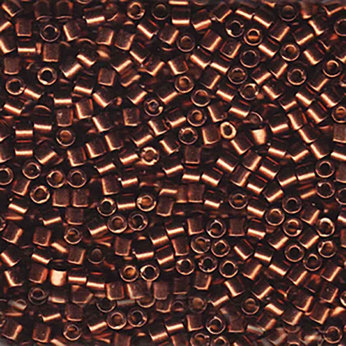 DB1843.jpg Miyuki Delica DB1843 Cobre café brillante Duracoat - Imagen 1
