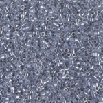 Miyuki Delica DB242  Gris Aurora Boreal, Brillante