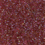 Miyuki Delica DB282  Rojo Aurora Boreal, Brillante