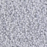 Miyuki Delica DB357  Blanco, Gris Mate ( Opaco )