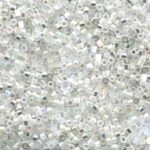 Miyuki Delica DBMIX9039  Blanco, Gris Brillante
