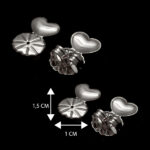 Tornillo Mariposa Aros Bañado Plata F5PC