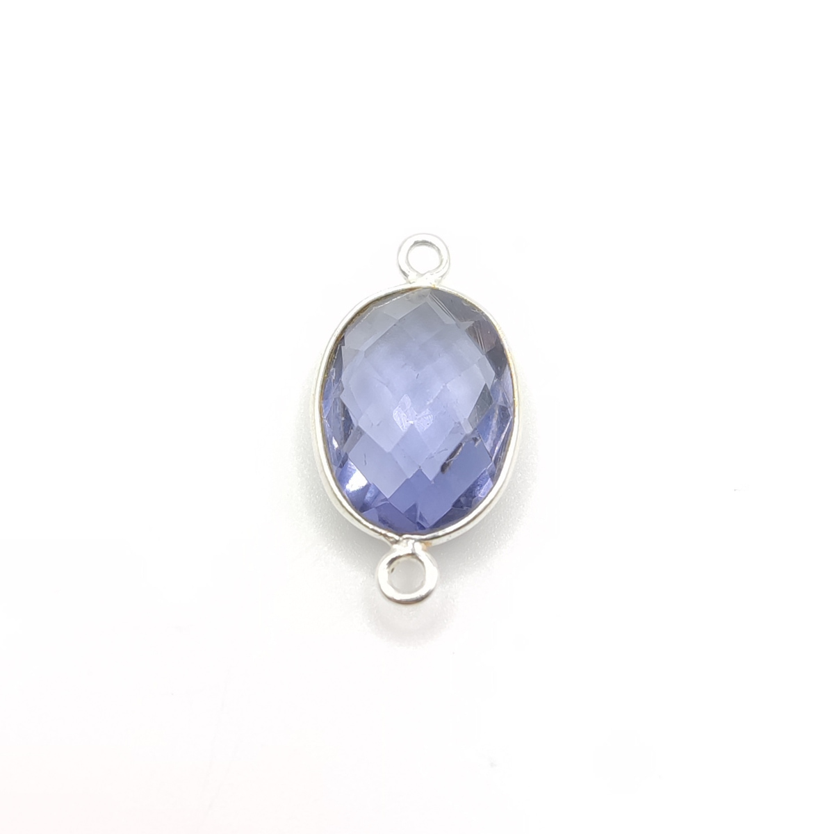 Iolite-Quartz.jpg Conector piedra plata 925 - Imagen 1