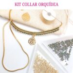 COLLAR ORQUIDEA: MIYUKI DELICAS+CURSO GRABADO