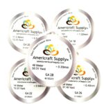 Kit Alambres Americraft Plateado 5 rollos