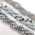 Kit 6 tiras Cristal Checo 6mm