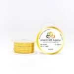 Alambre para bisuteria Dorado Cal28