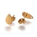 Gotas Acero Dorado BA46O