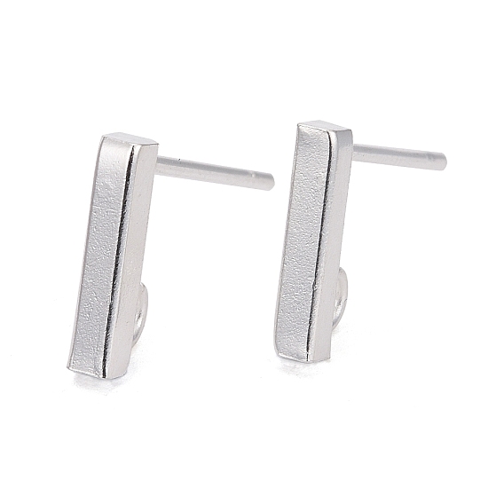 ba473.jpg Bases de Acero color Plata 925 Palito BA47P - Imagen 1