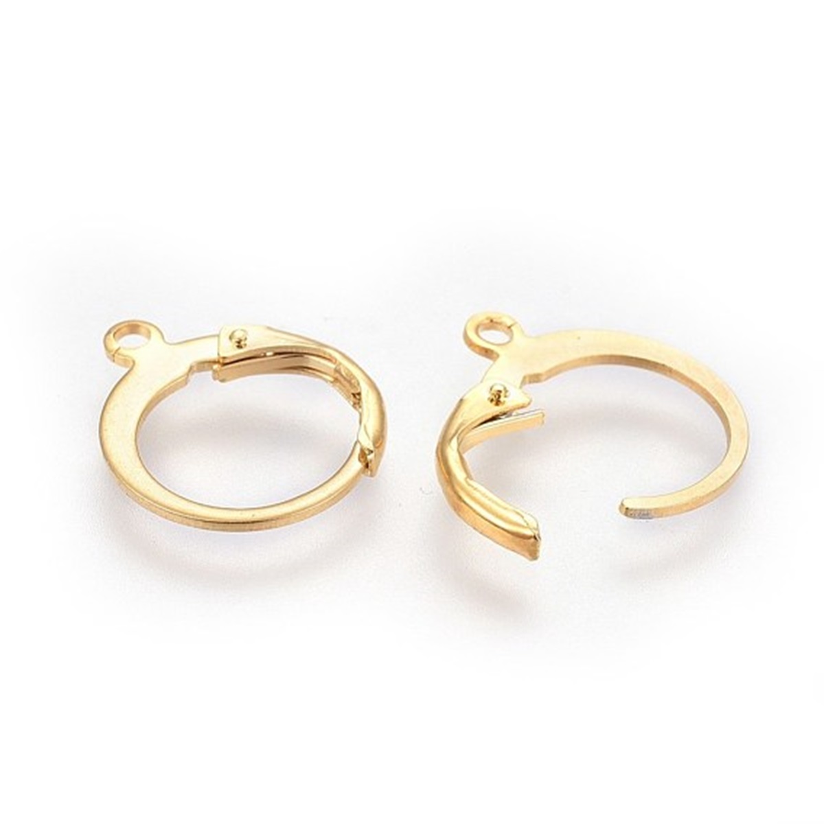 ba502.jpg Base Argolla de Acero Dorado de 12mm - Imagen 1