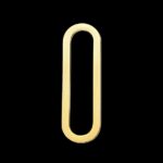 Forma CLIP Acero Dorado 33x10mm AA48