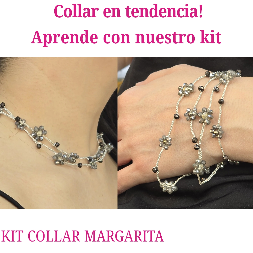 collar-margarita-7.jpg COLLAR MARGARITA: TEJIDO CROCHET CON FLORES - Imagen 1
