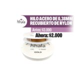 Hilo Acero Dorado Recubierto