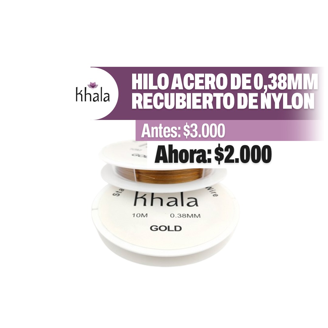 hilo-acero-dorado.jpg Hilo Acero Dorado Recubierto - Imagen 1