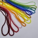 Kit Primavera 2mm: 15 tiras de cristales roundelle chato