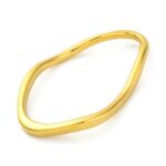 Ovalo Irregular Acero Dorado 45x28mm AA49 - Imagen 3